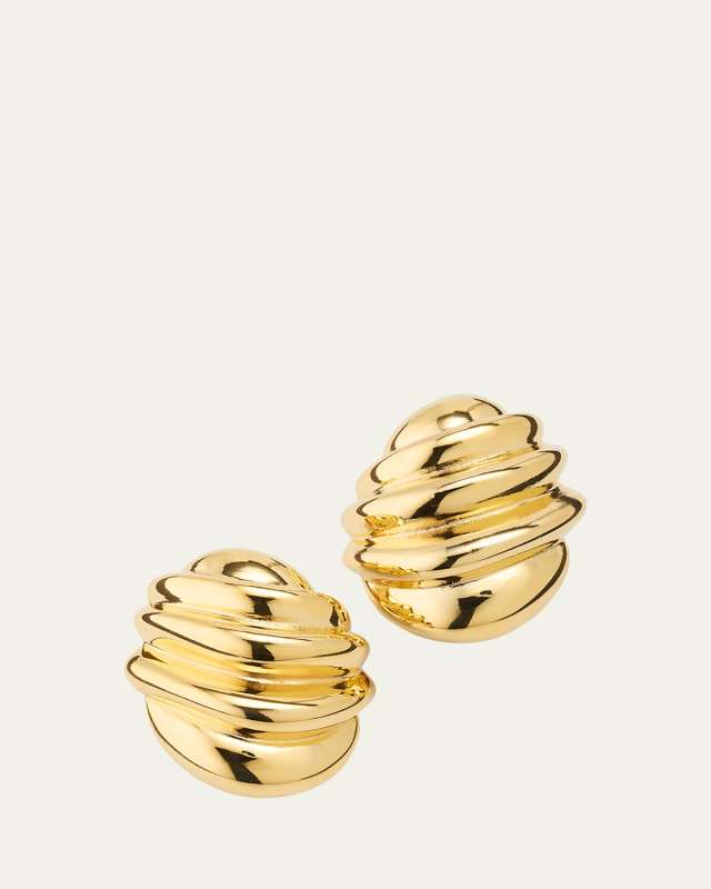 Electroplated Square Clip-On Earrings
